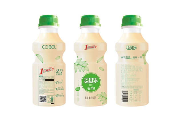 巧貝樂乳酸菌乳飲品產品包裝設計-公司LOGO形象設計、產品包裝設計、外包裝箱設計