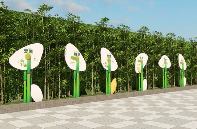東坡區綠色糧蔬現代產業園景觀小品設計